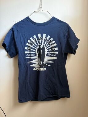 Gildan Navy Orlando Surf Graphic Tee